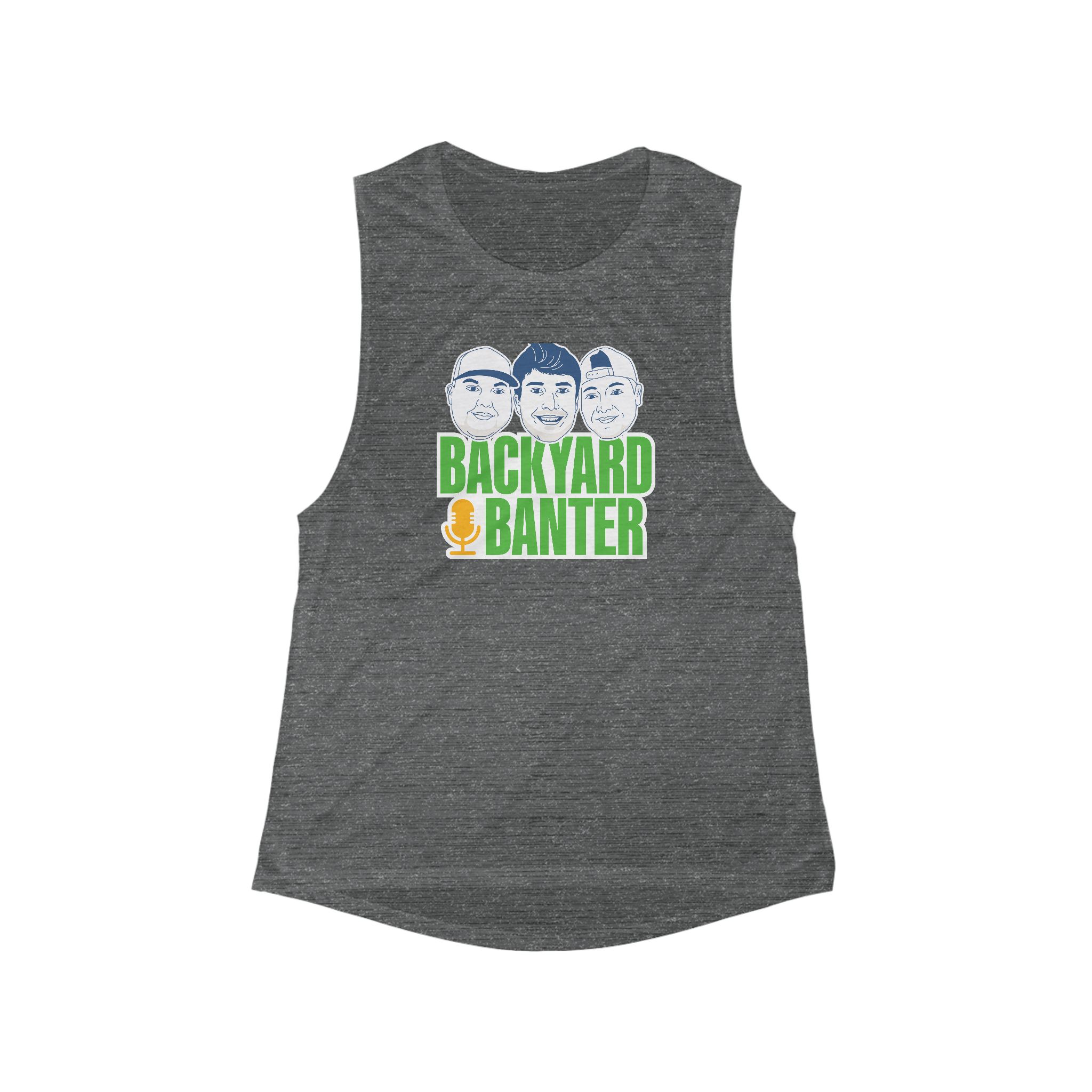 Featured image for “Backyard Banter Women's Flowy Scoop Muscle Tank”