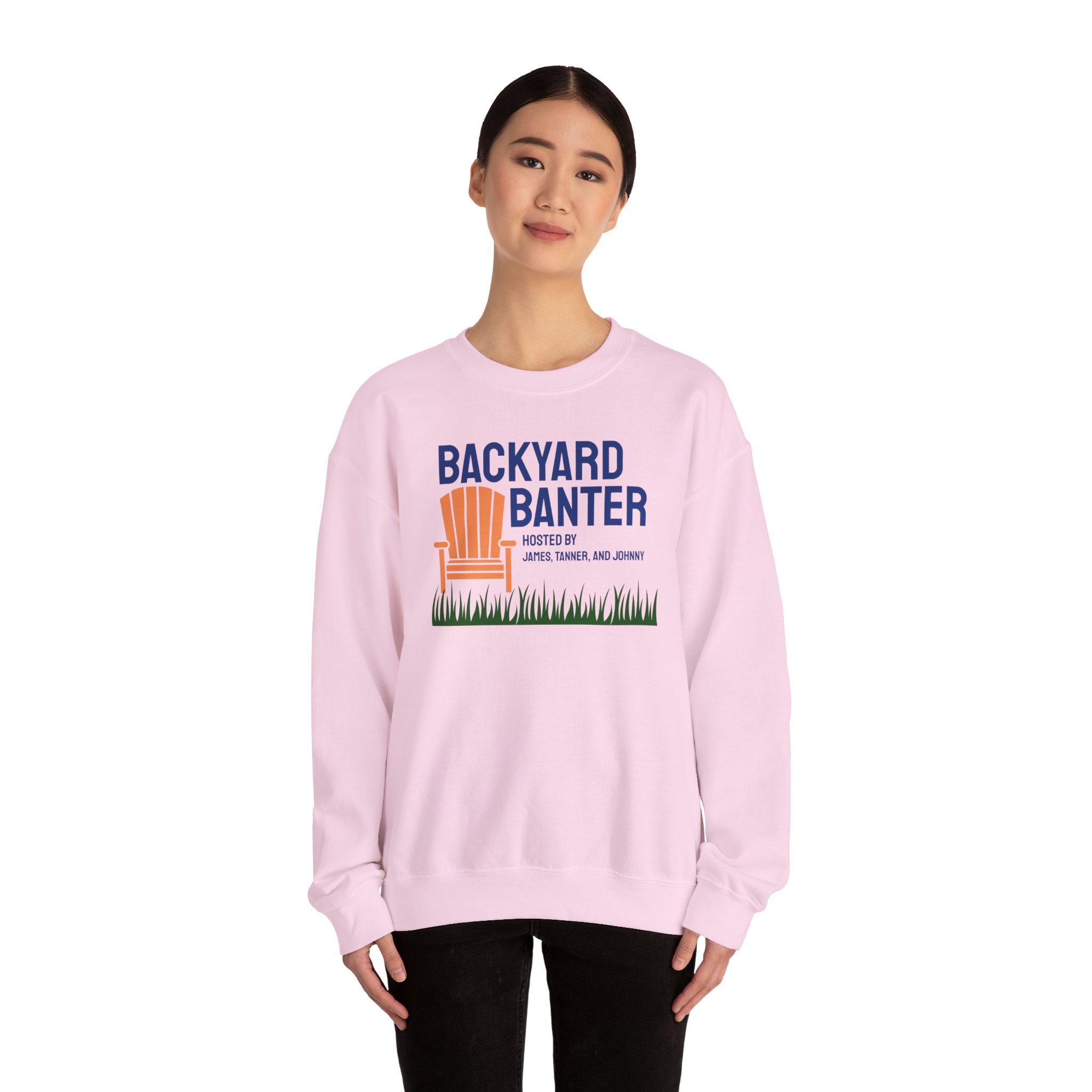 Featured image for “Back Yard Banter Unisex Heavy Blend™ Crewneck Sweatshirt”