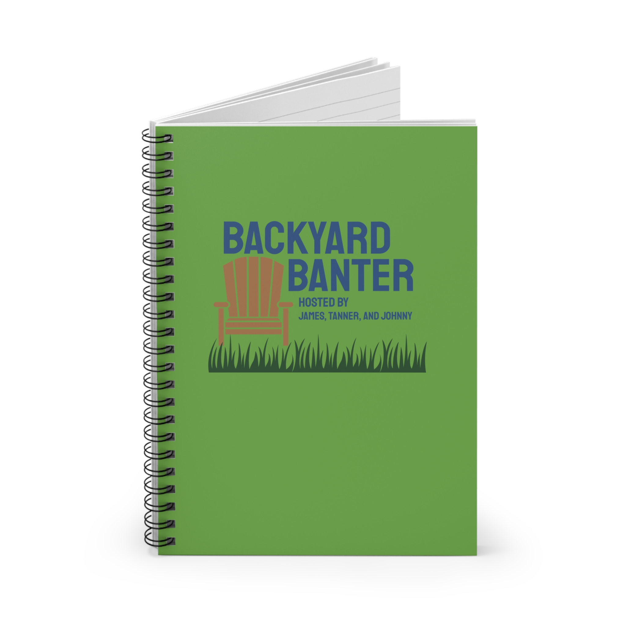 Featured image for “Back Yard Banter Spiral Notebook - Ruled Line”