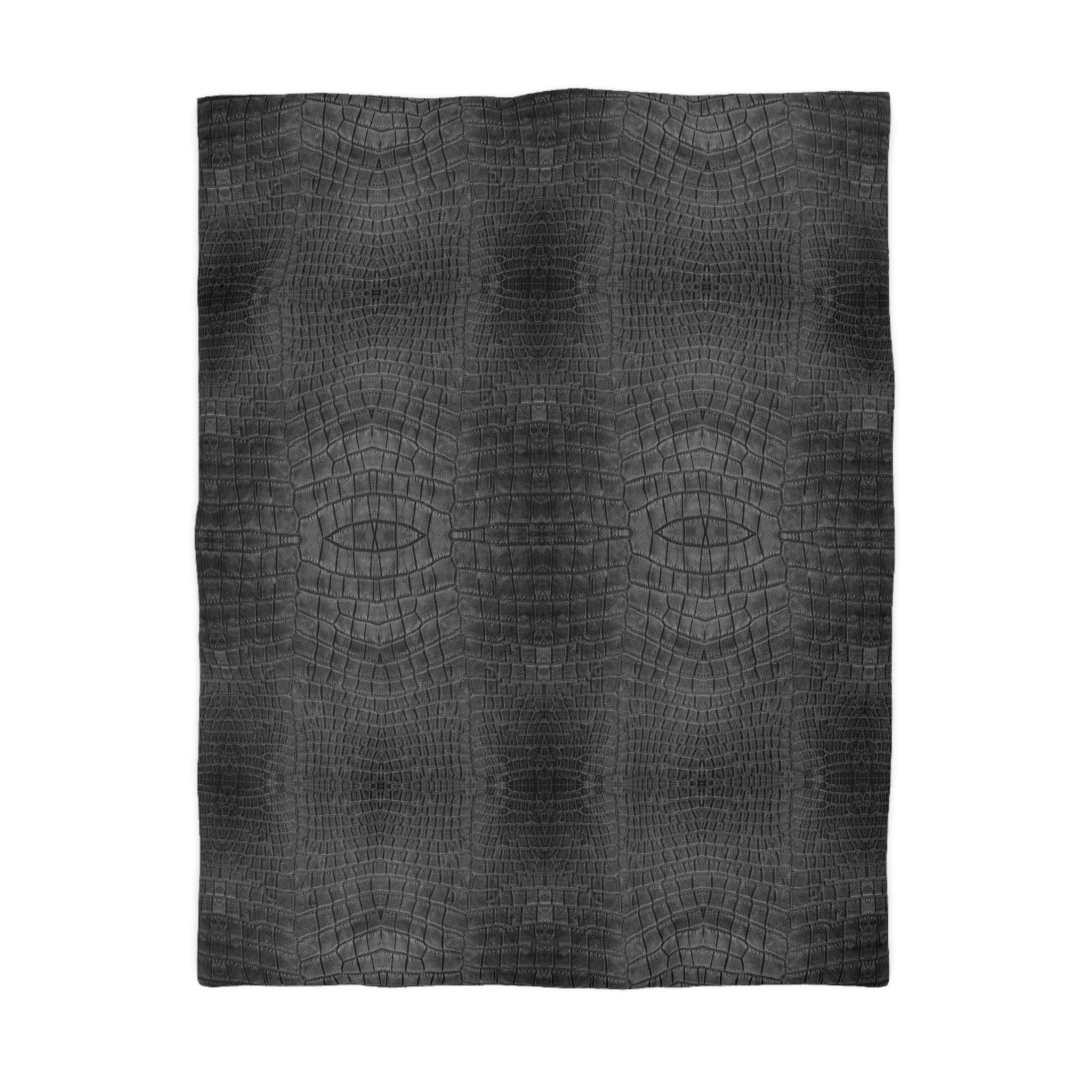 Featured image for “Gator Skin Microfiber Duvet Cover-Black”