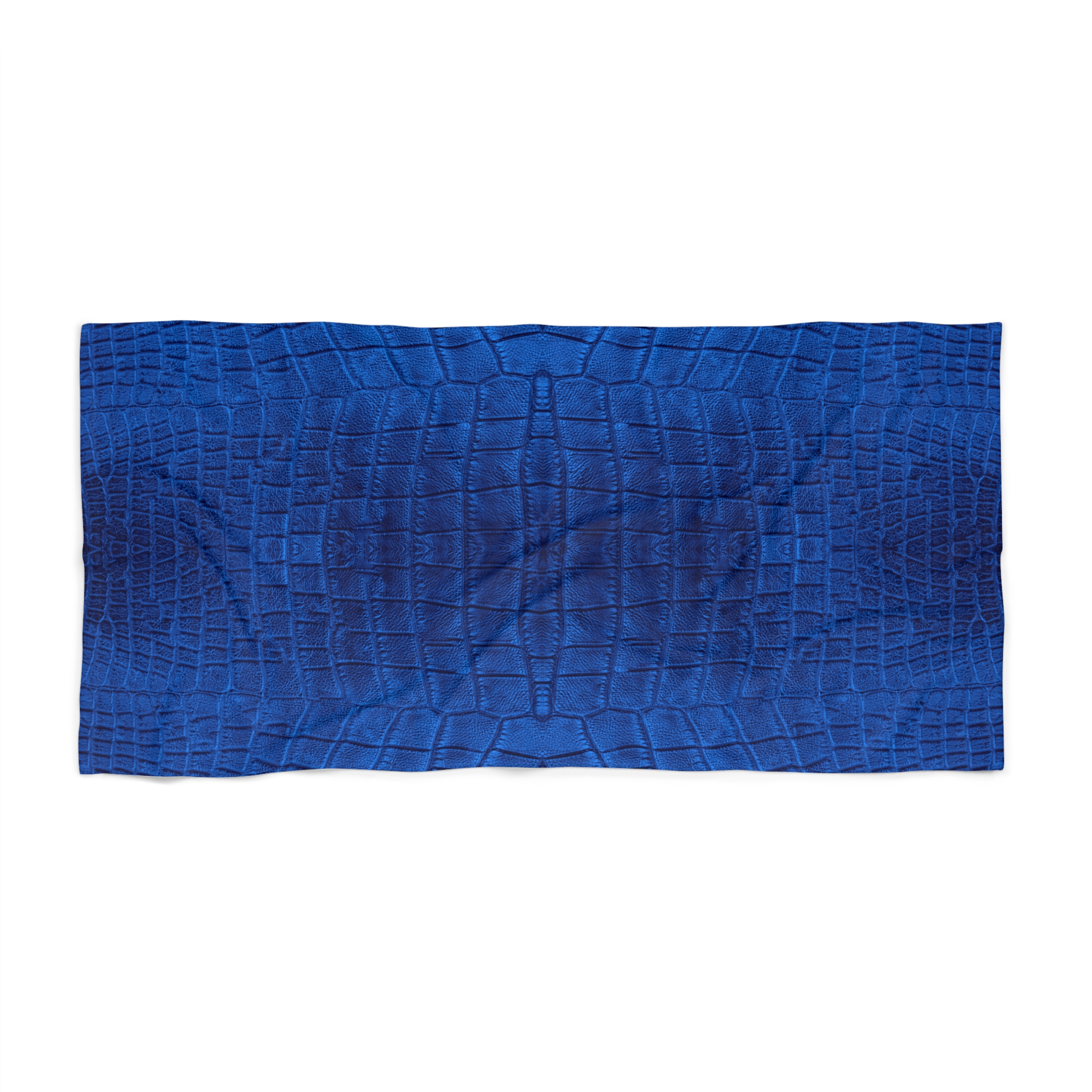 Featured image for “Blue Gator Skin Beach Towel”