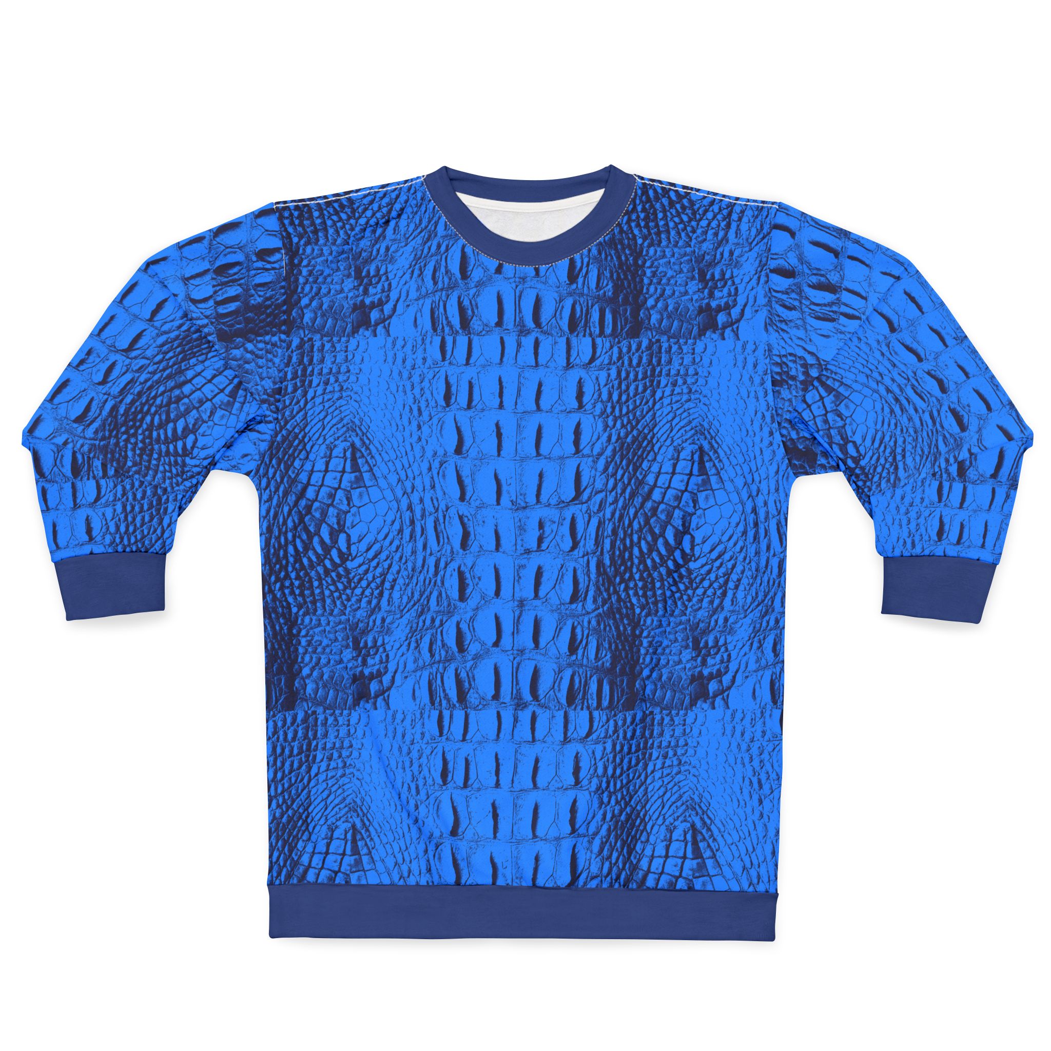 Featured image for “Blue Gator Skin Unisex Sweatshirt”