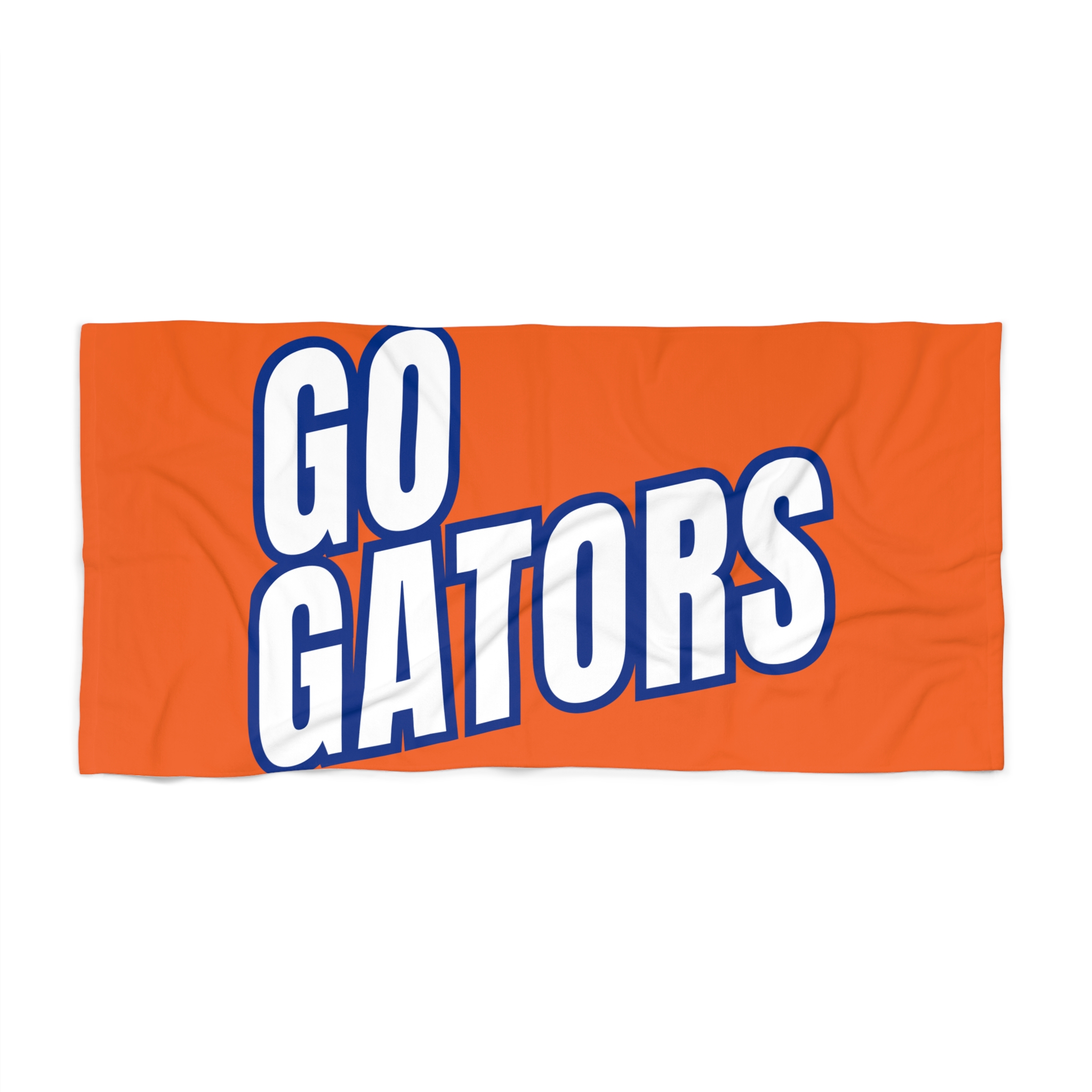 Featured image for “Orange Go Gators Beach Towel”