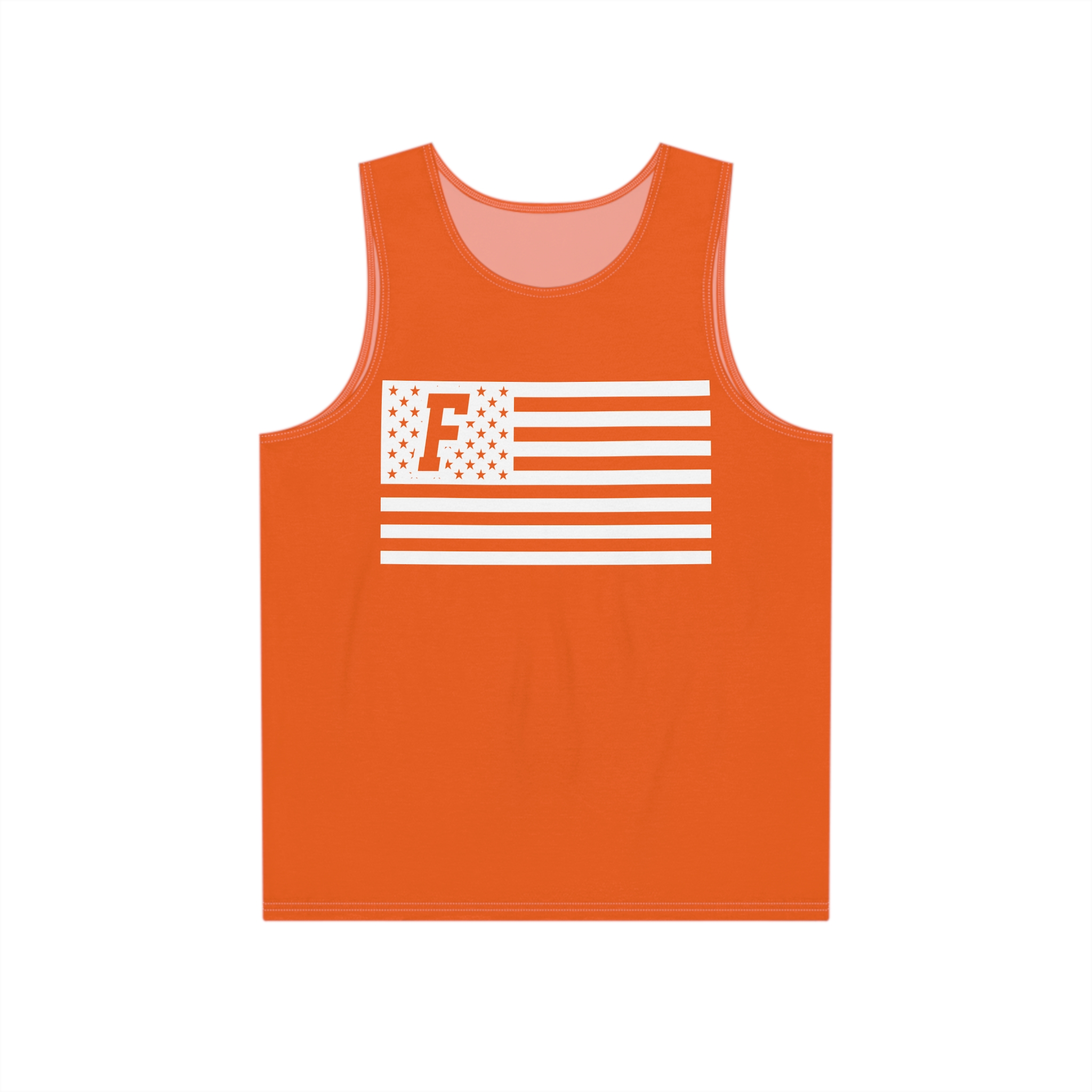 Featured image for “Orange Florida Flag Men's Tank Top”