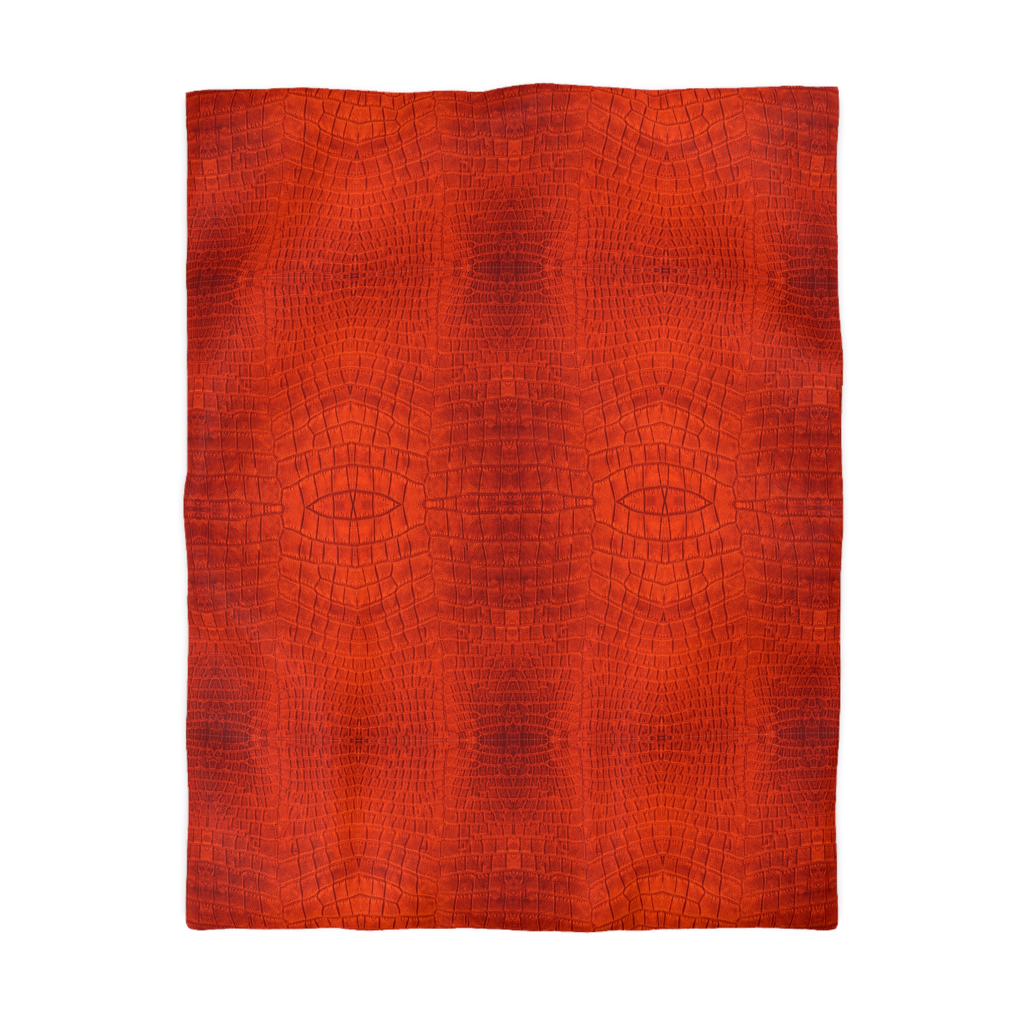 Featured image for “Gator Skin Microfiber Duvet Cover-Orange”