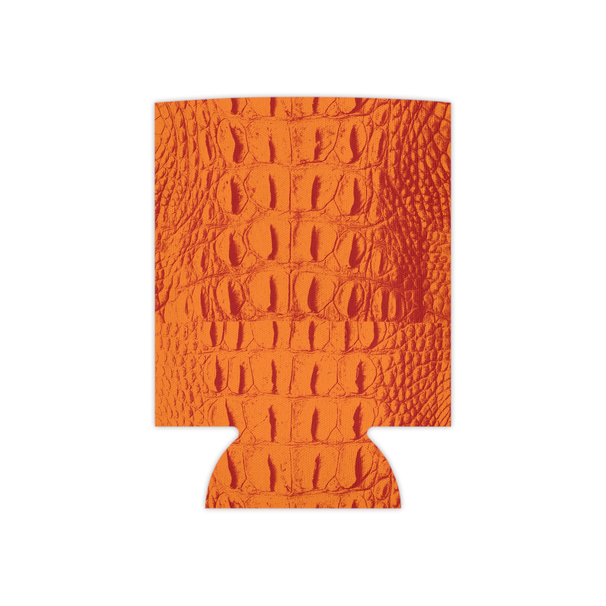 Featured image for “Orange Gator Skin Can koozies Cooler”