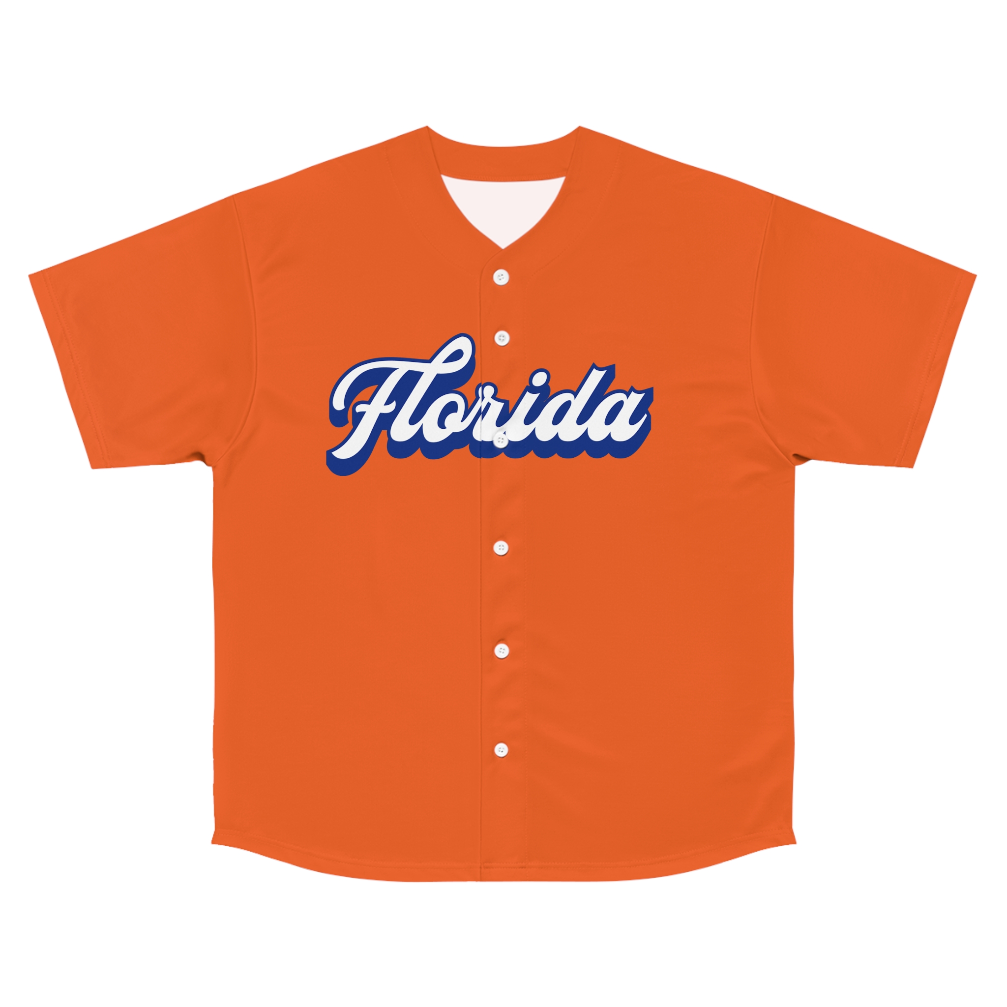 Featured image for “Orange Florida Men's Baseball Jersey (AOP)”