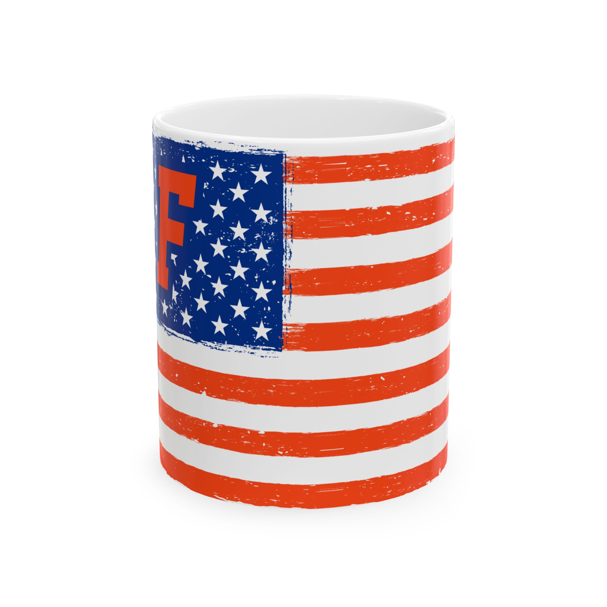 Featured image for “Florida Amercian Flag Ceramic Mug 11oz”