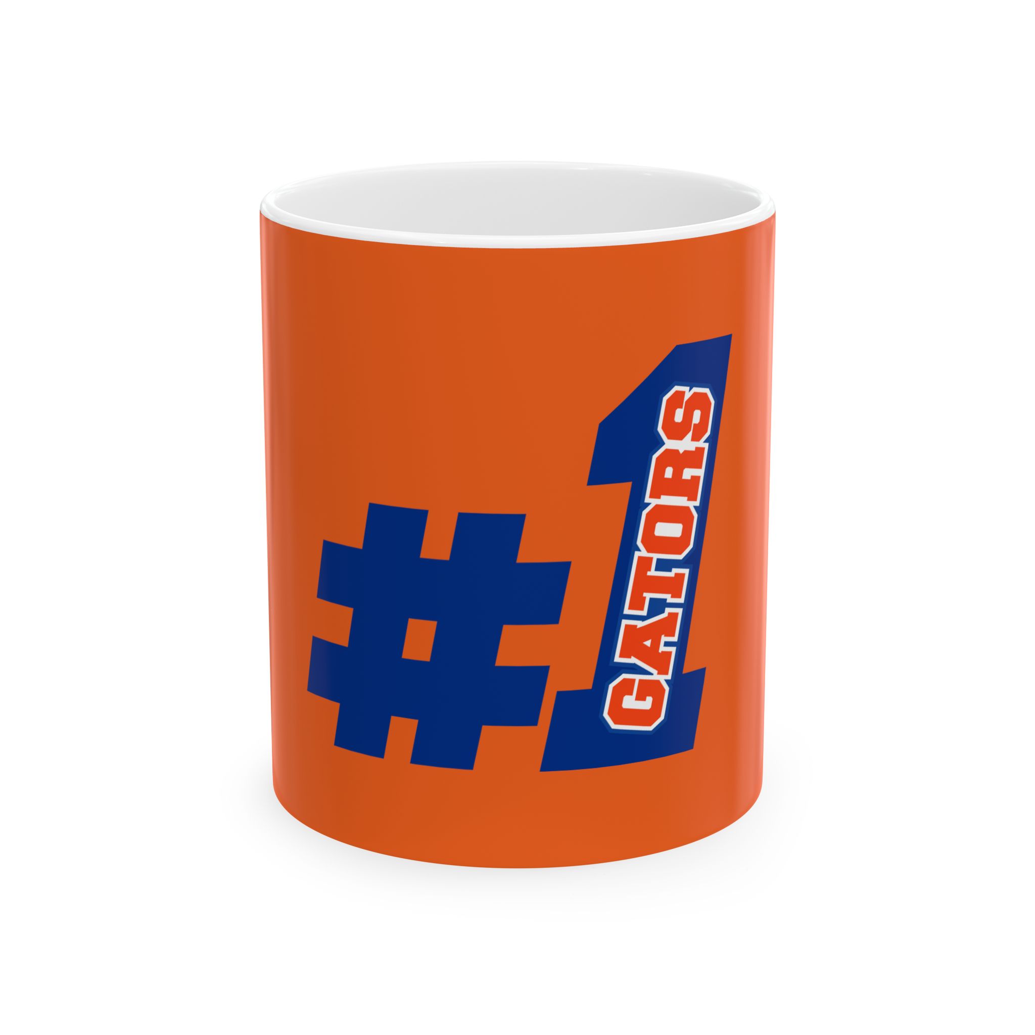 Featured image for “#1 Orange Gators #1 Ceramic Mug 11oz”