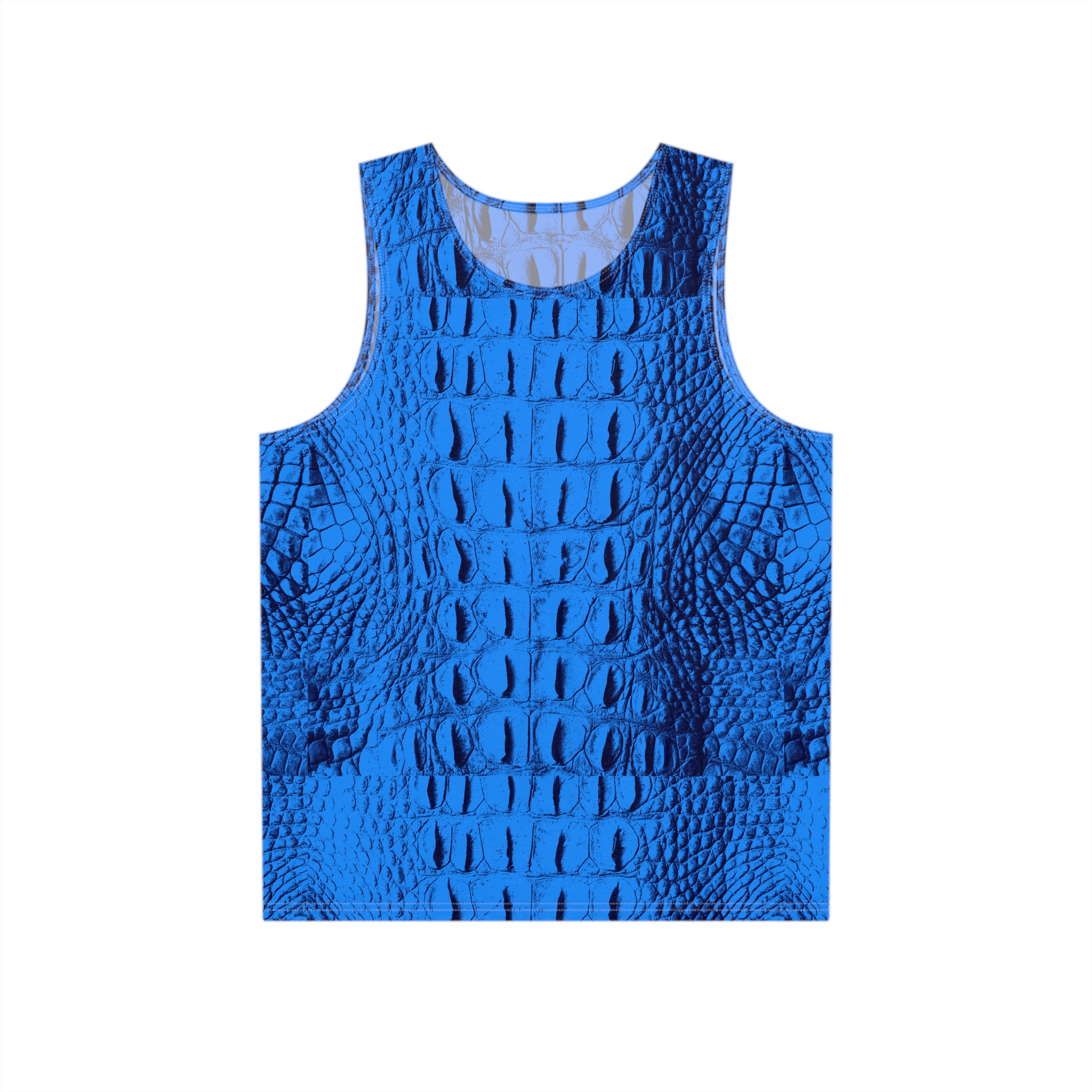 Featured image for “Blue Gator Skin Men's Tank Top”