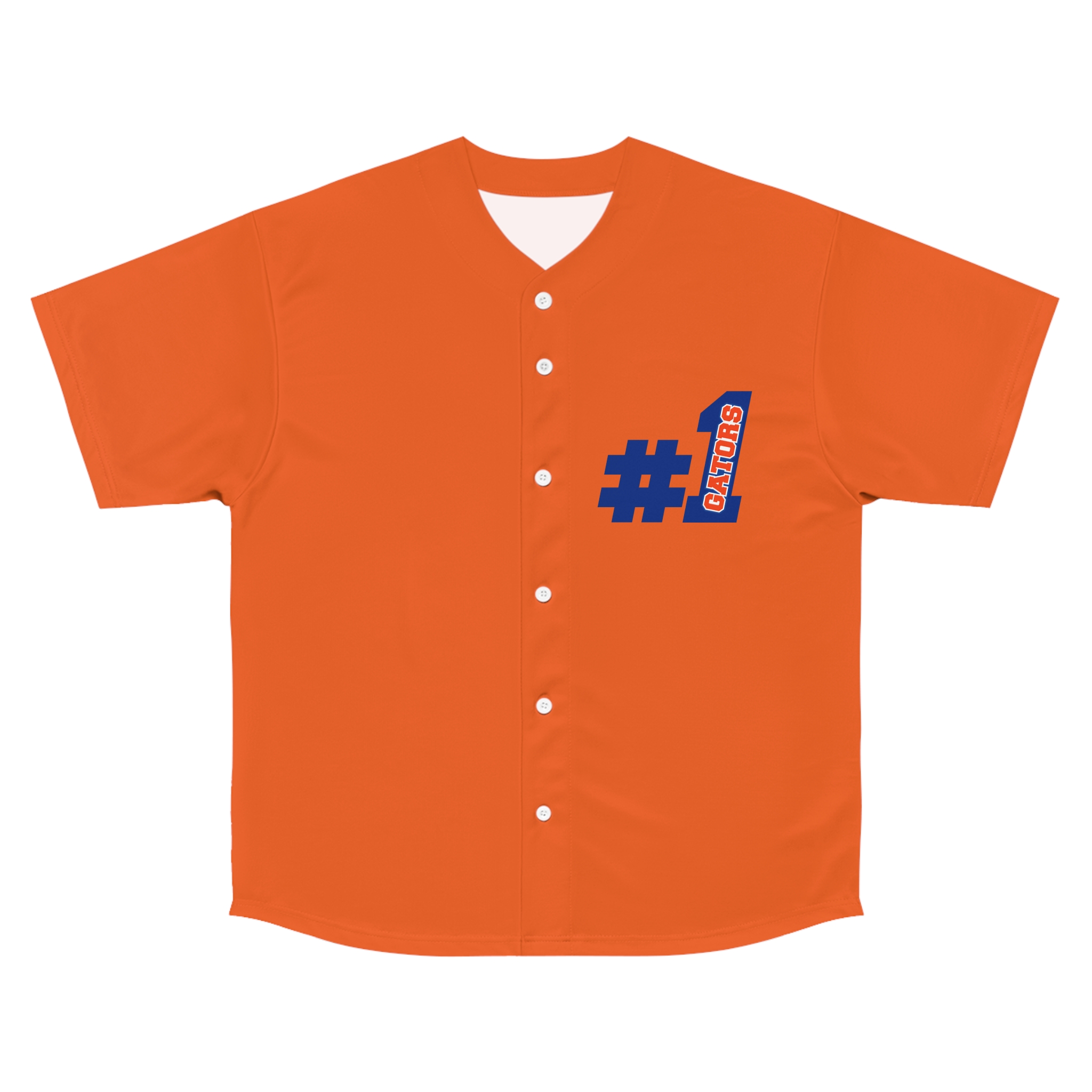 Featured image for “#1 Orange Men's Baseball Jersey (AOP)”