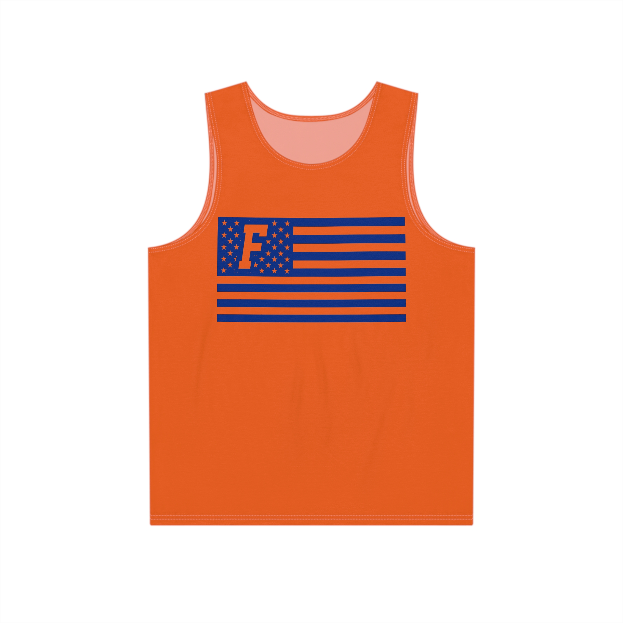 Featured image for “Orange Florida Flag Men's Tank Top”