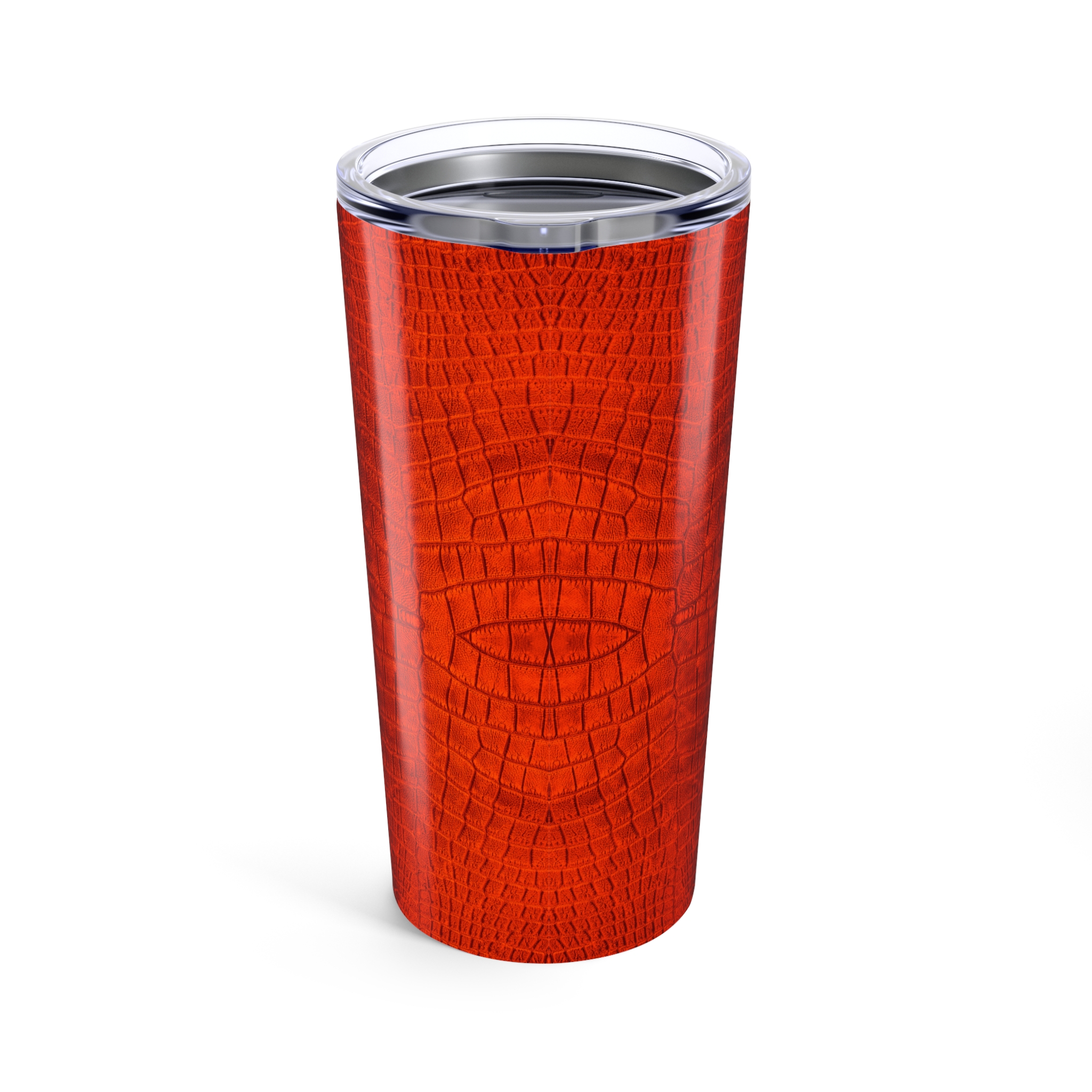 Featured image for “Orange Gator Skin Tumbler 20oz”