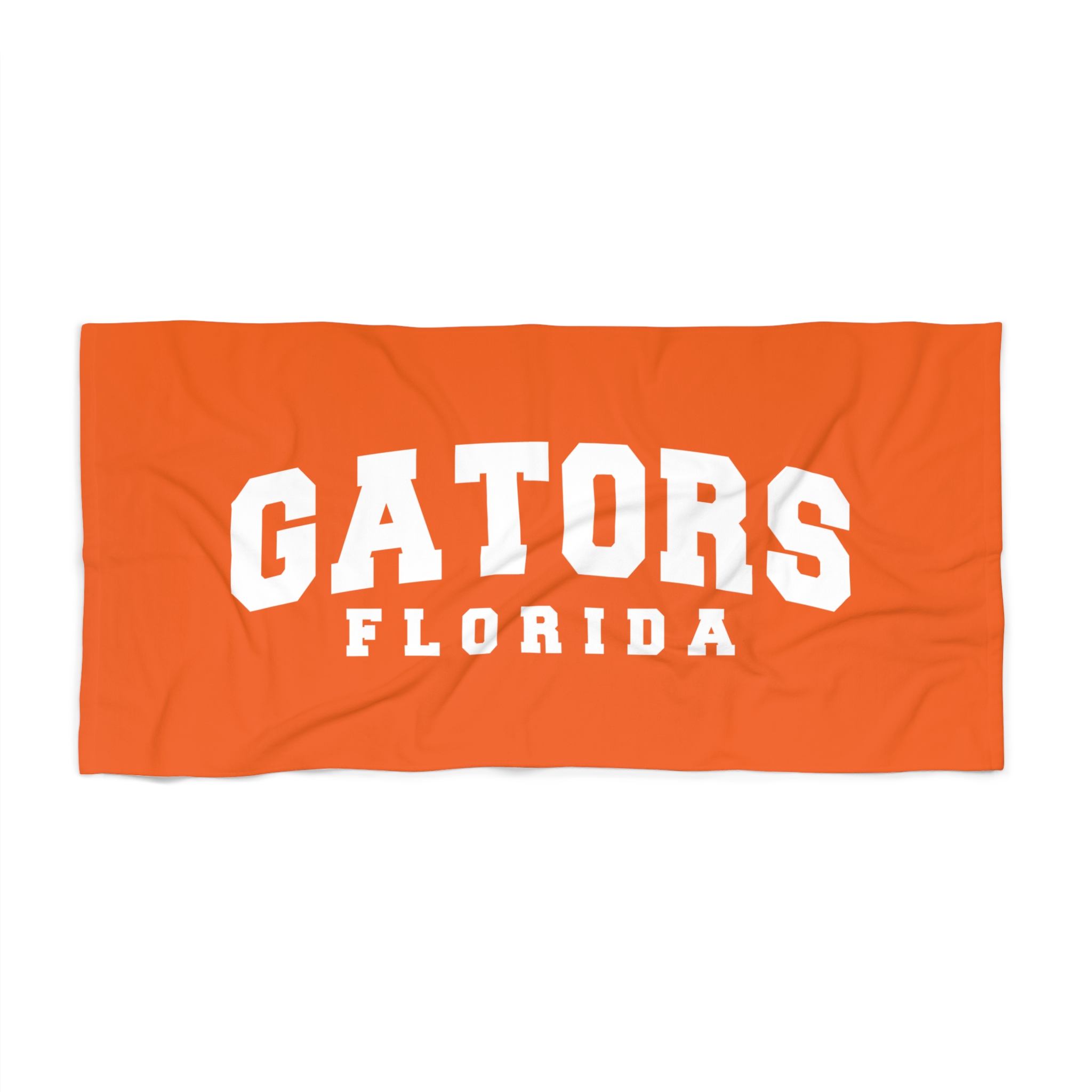 Featured image for “Orange Gators Florida Beach Towel”