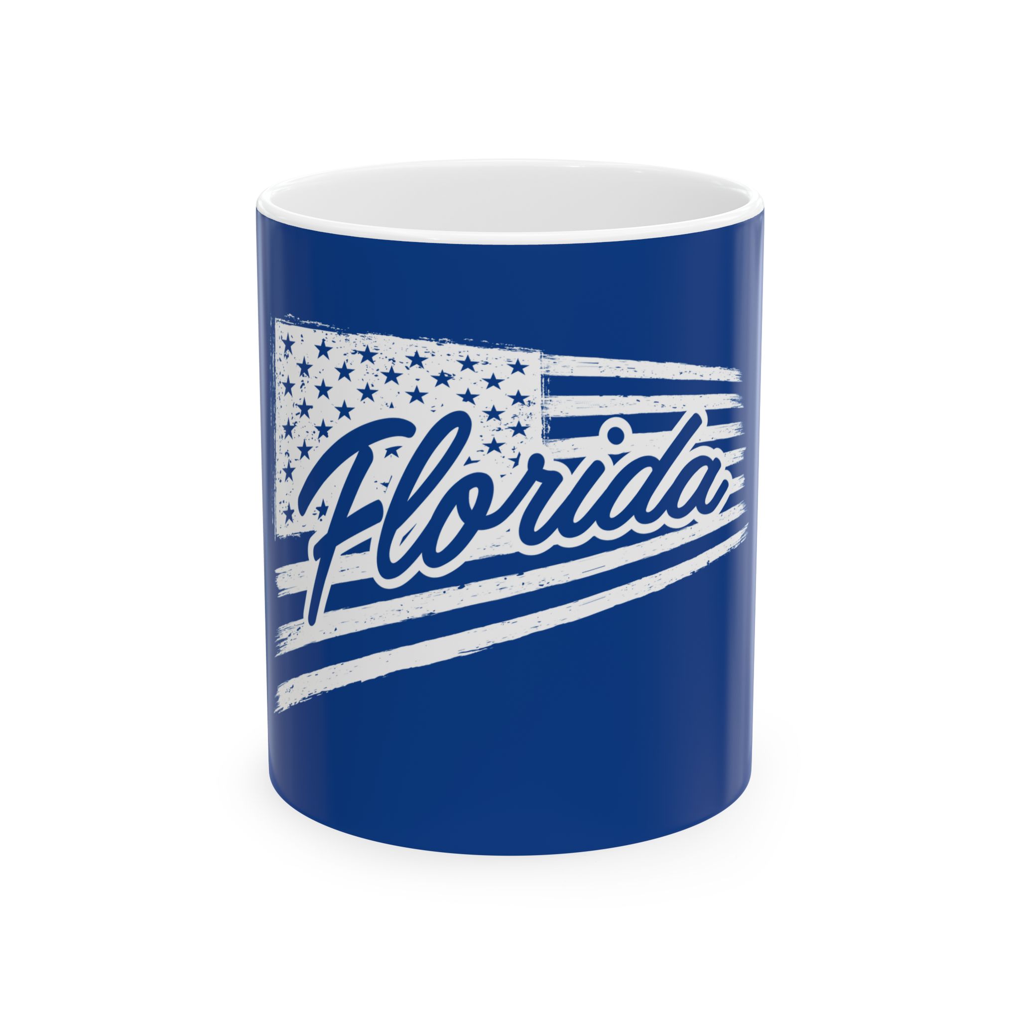 Featured image for “Blue Florida Flag Ceramic Mug 11oz”