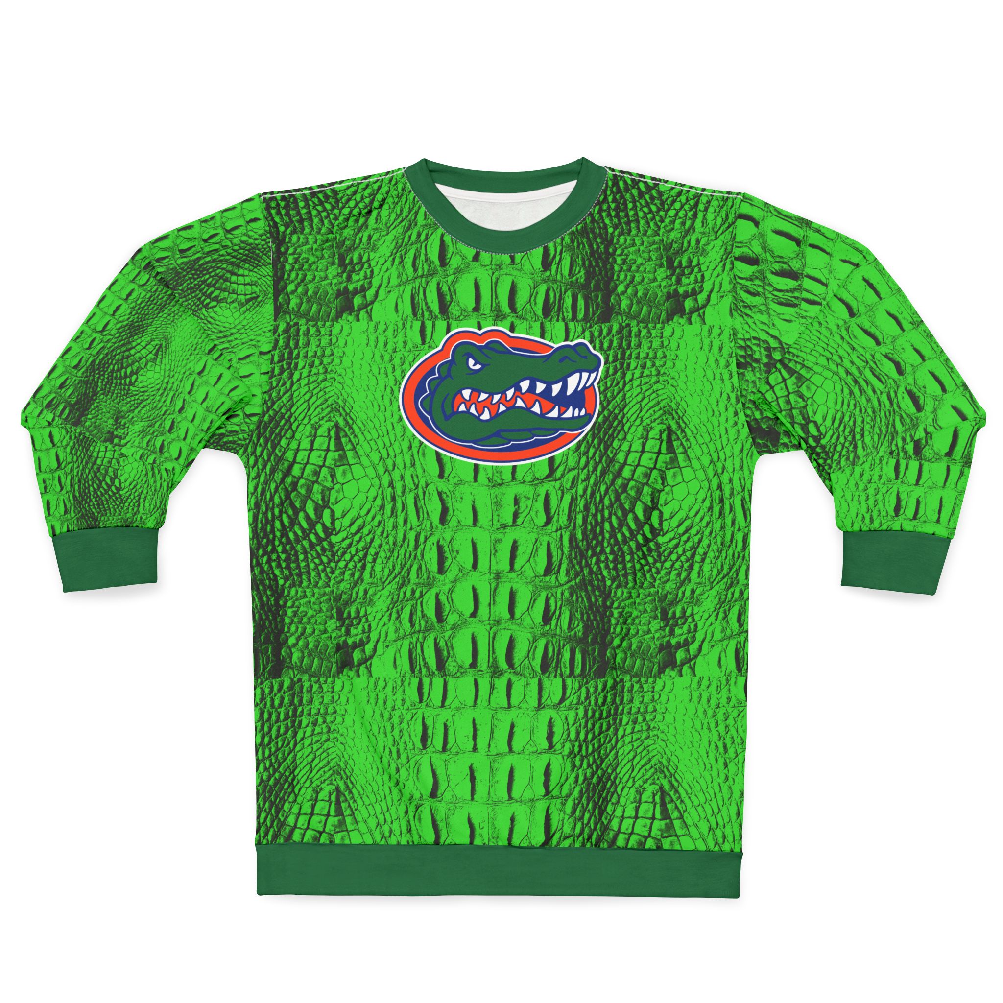 Featured image for “Green Florida Gators Skin Unisex Sweatshirt”