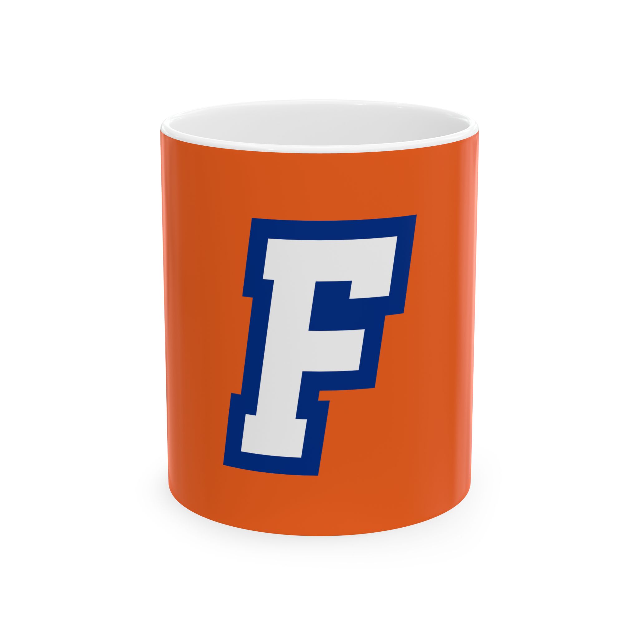 Featured image for “Orange Florida "F" Ceramic Mug 11oz”