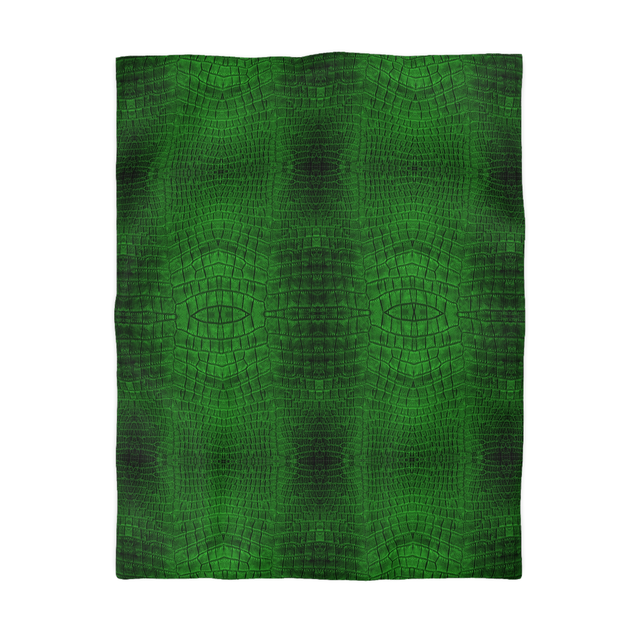 Featured image for “Gator Skin Microfiber Duvet Cover-Green”