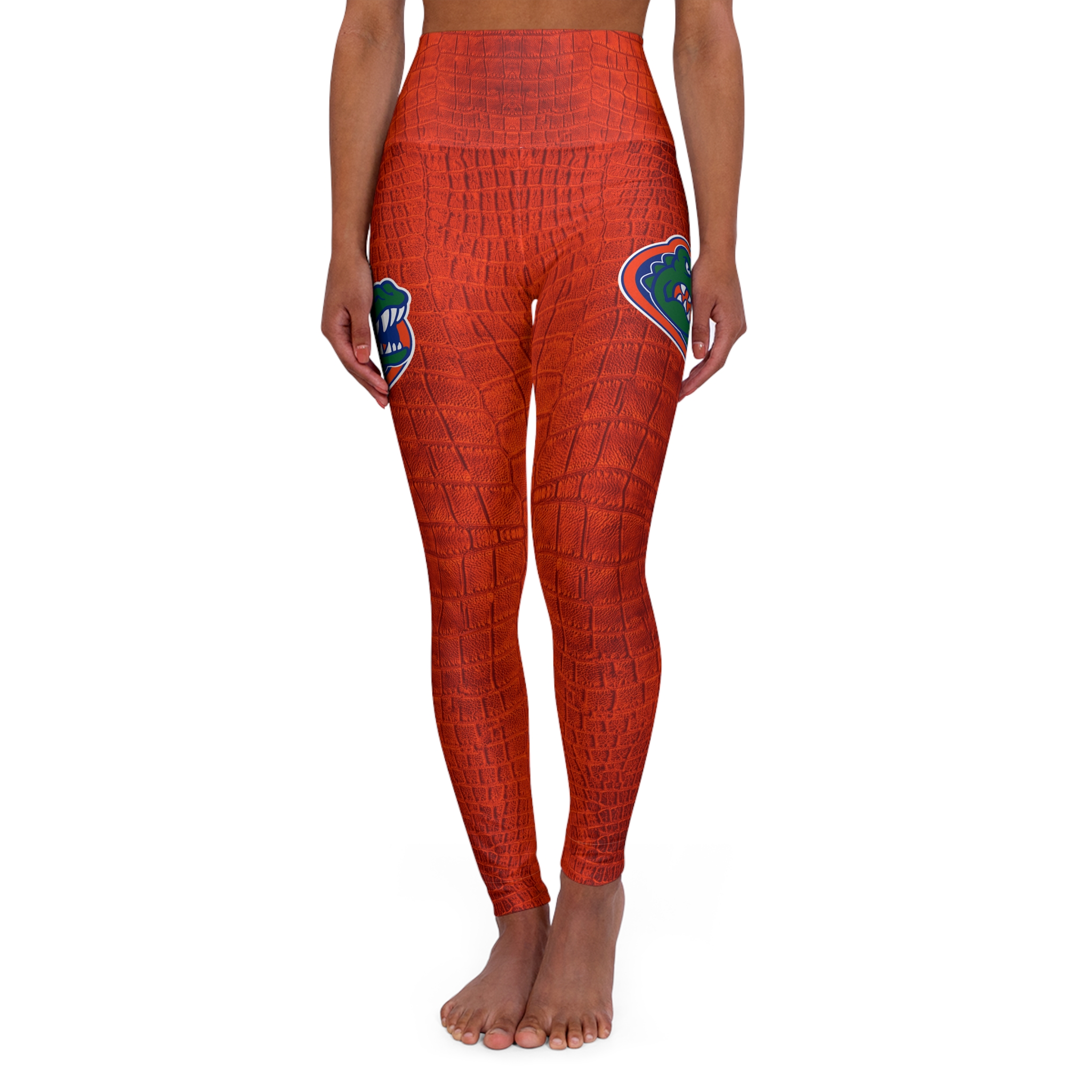 Featured image for “Orange Florida Gators High Waisted Yoga Leggings”