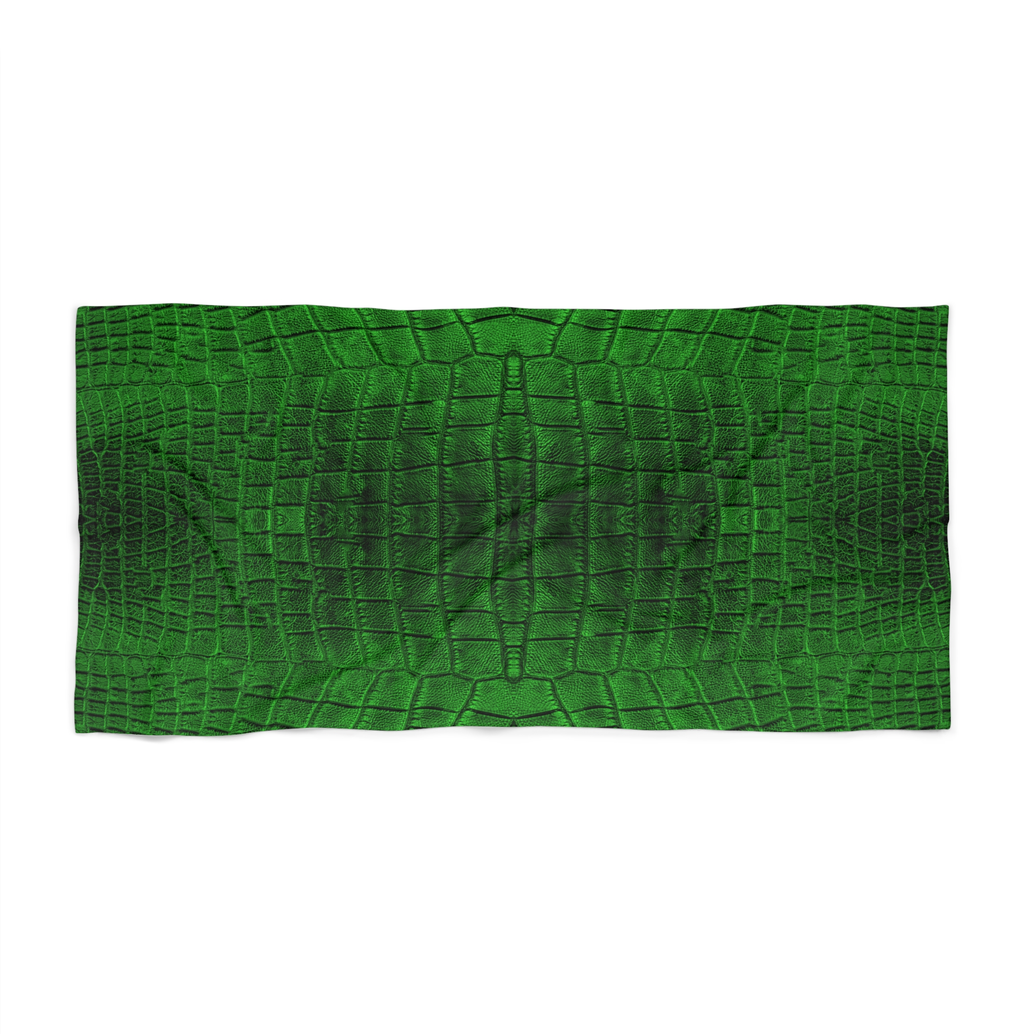 Featured image for “Gator Skin Beach Towel-Green”