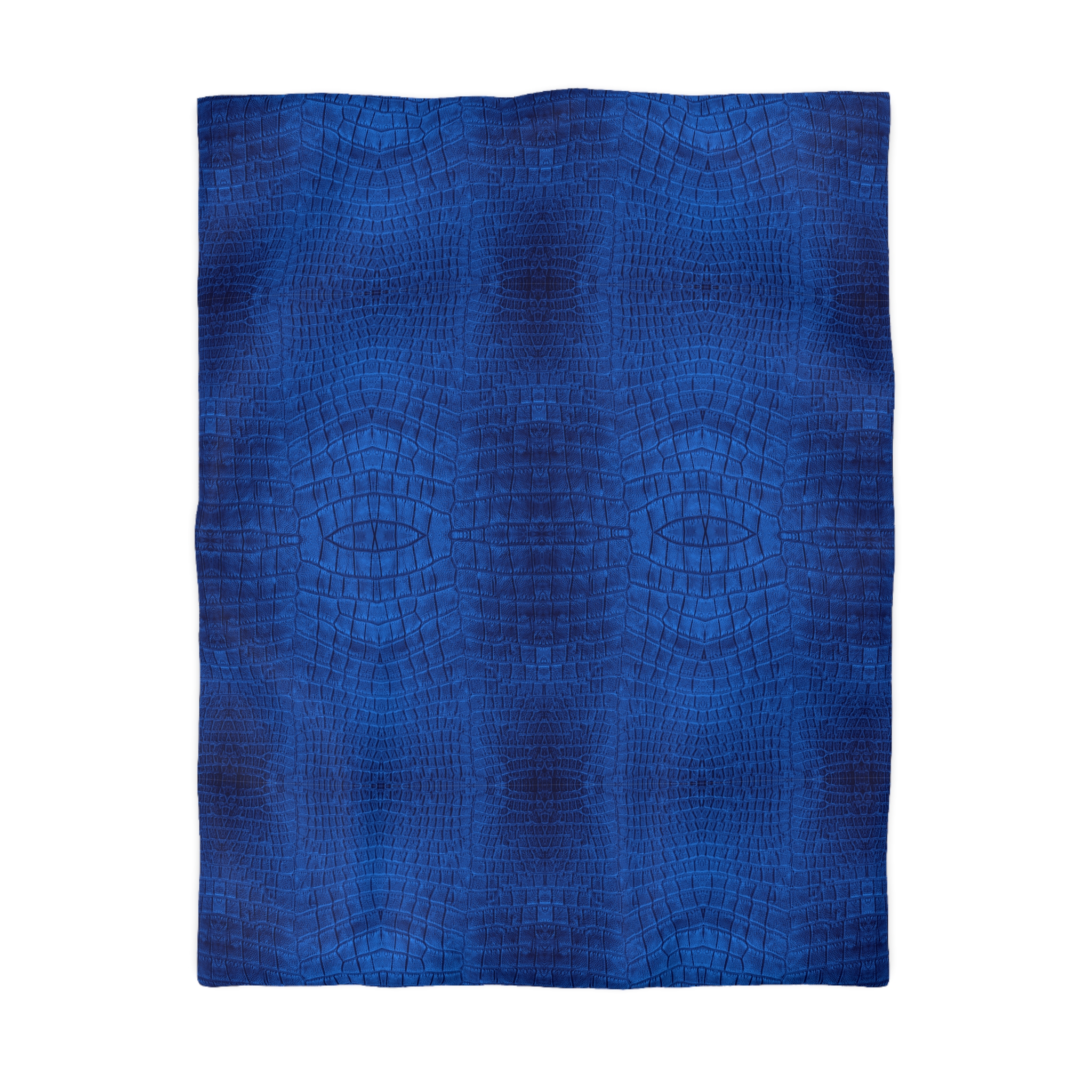 Featured image for “Gator Skin Microfiber Duvet Cover-Blue”