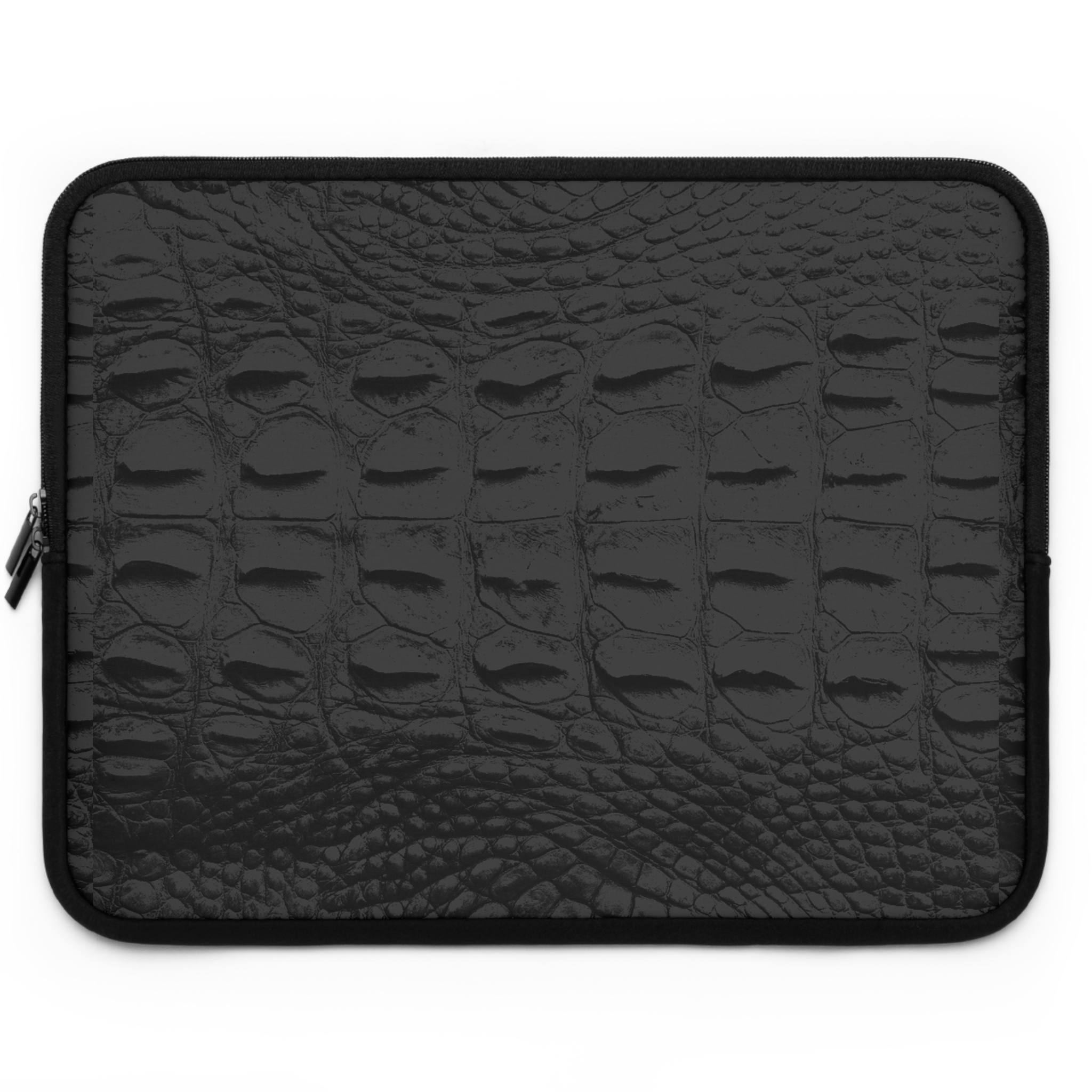 Featured image for “Black Gator Skin Laptop Sleeve”