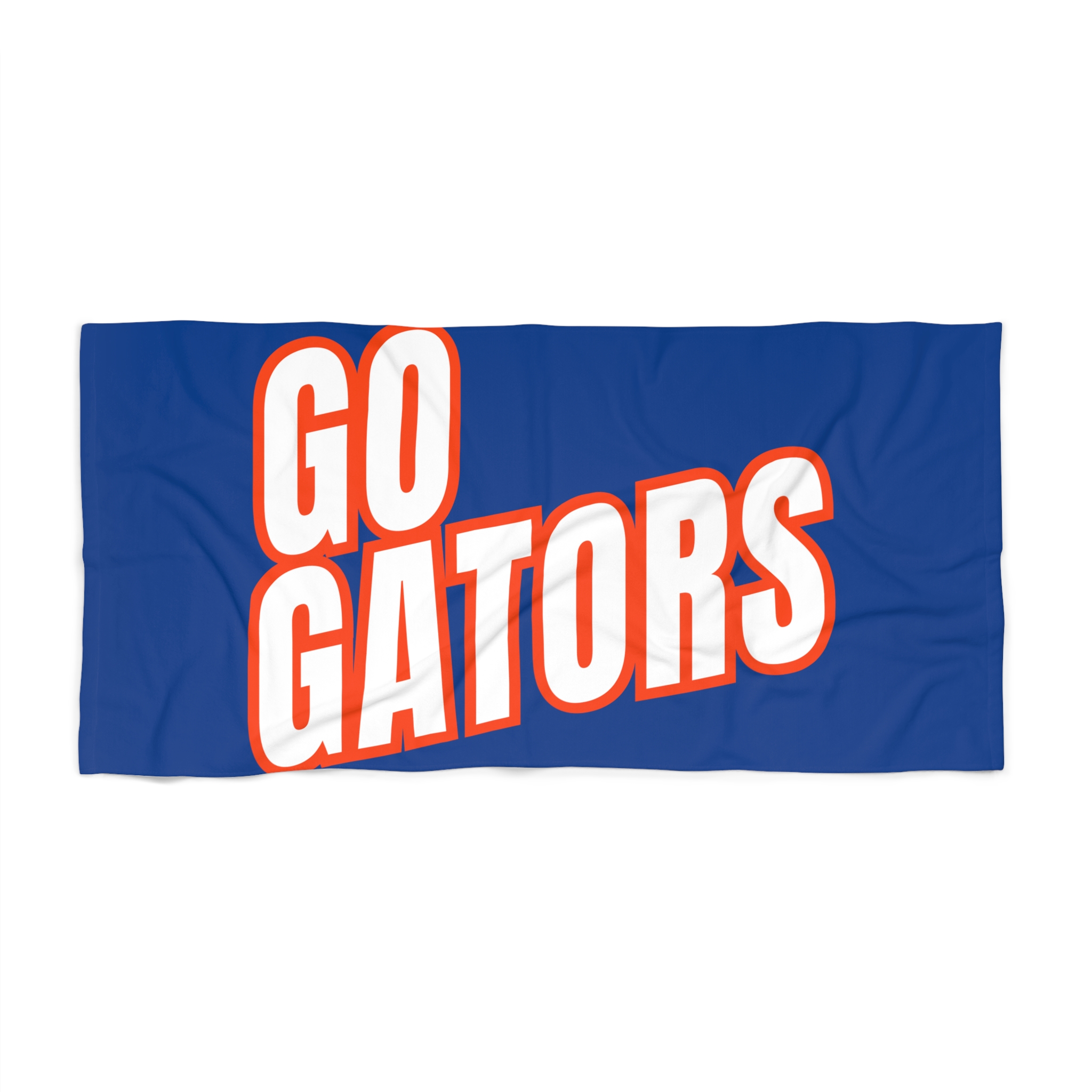 Featured image for “Blue Go Gators Beach Towel”