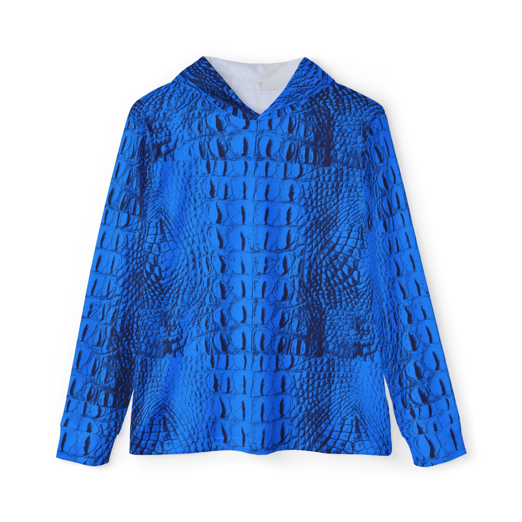 Featured image for “Blue Gator Skin Men's Sports Warmup Hoodie”