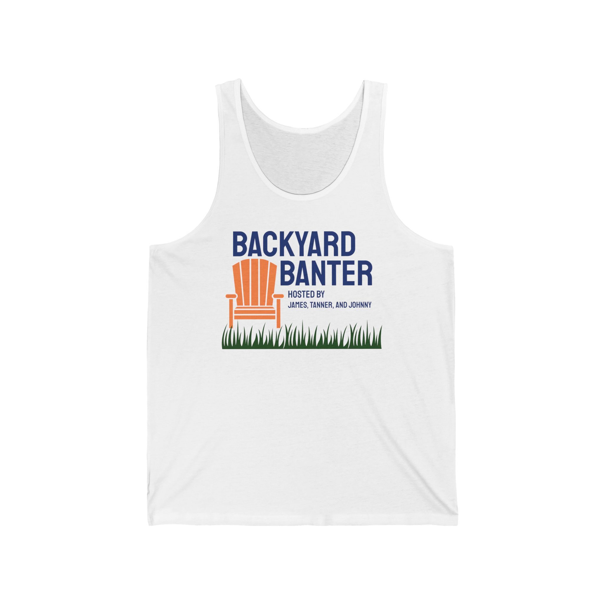 Featured image for “Back Yard Banter Unisex Jersey Tank”