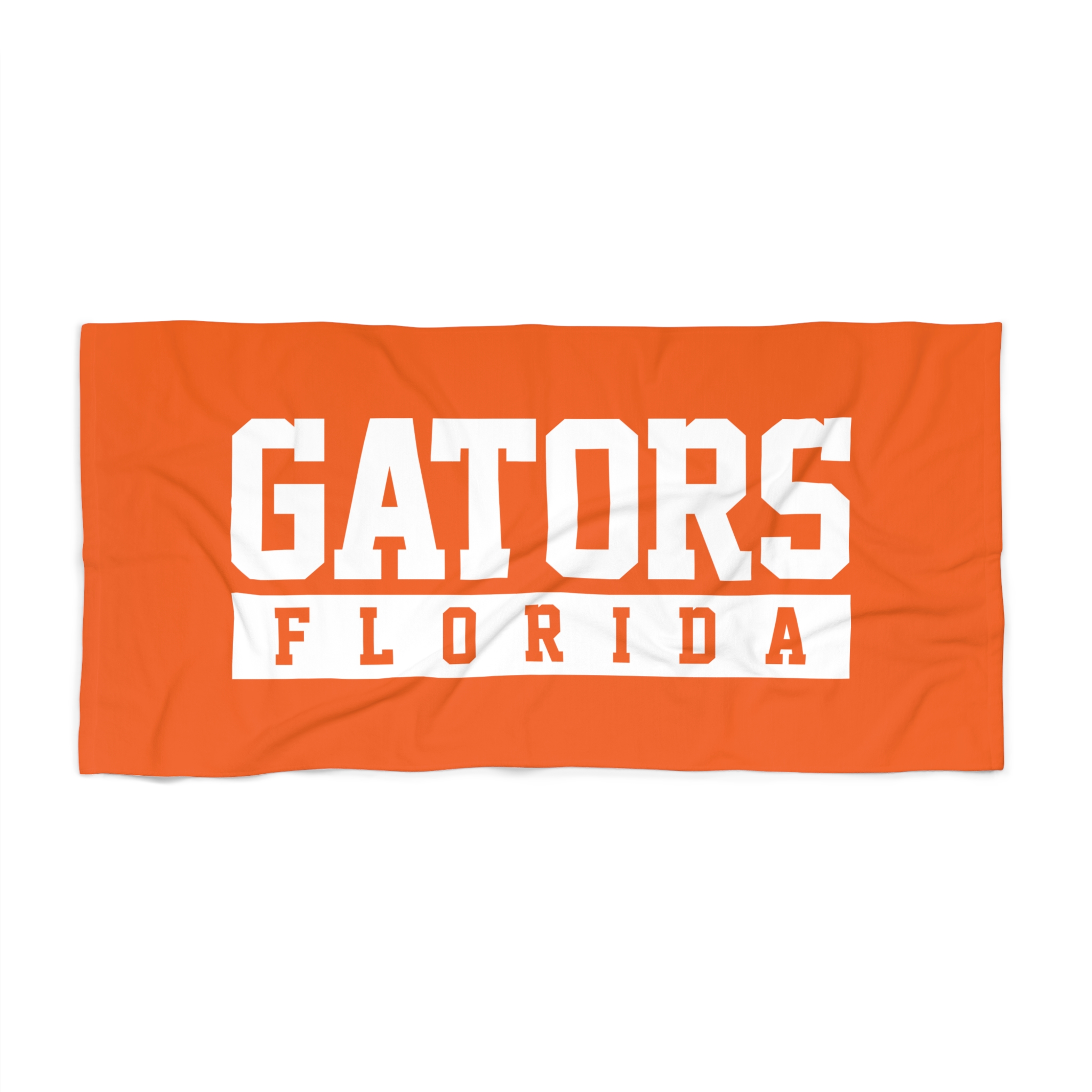 Featured image for “Orange Gators Florida Beach Towel”