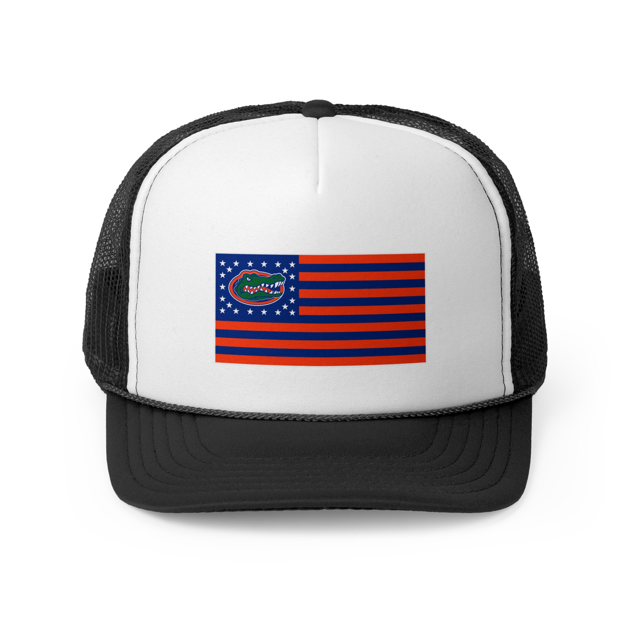 Featured image for “USA Flag Florida Gators Unisex Flat Bill Hat”