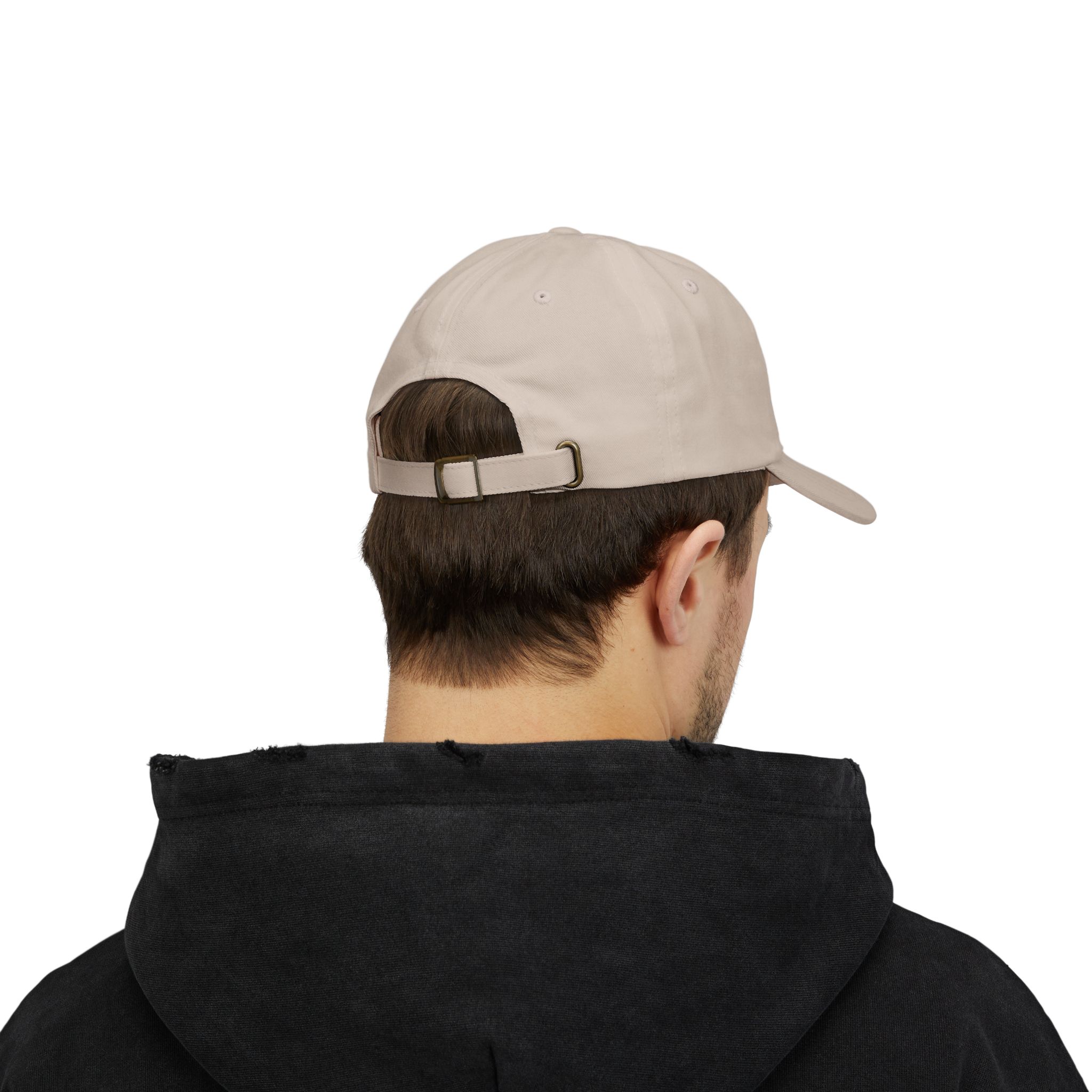 Classic Black Cotton Dad Cap - Image 12