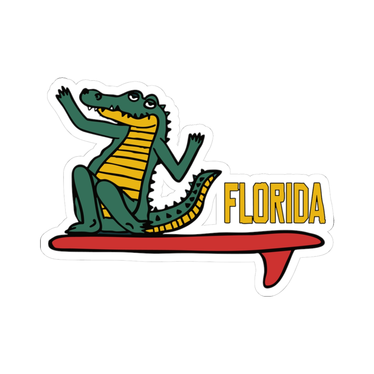 Alligator Kiss-Cut Sticker - Image 2
