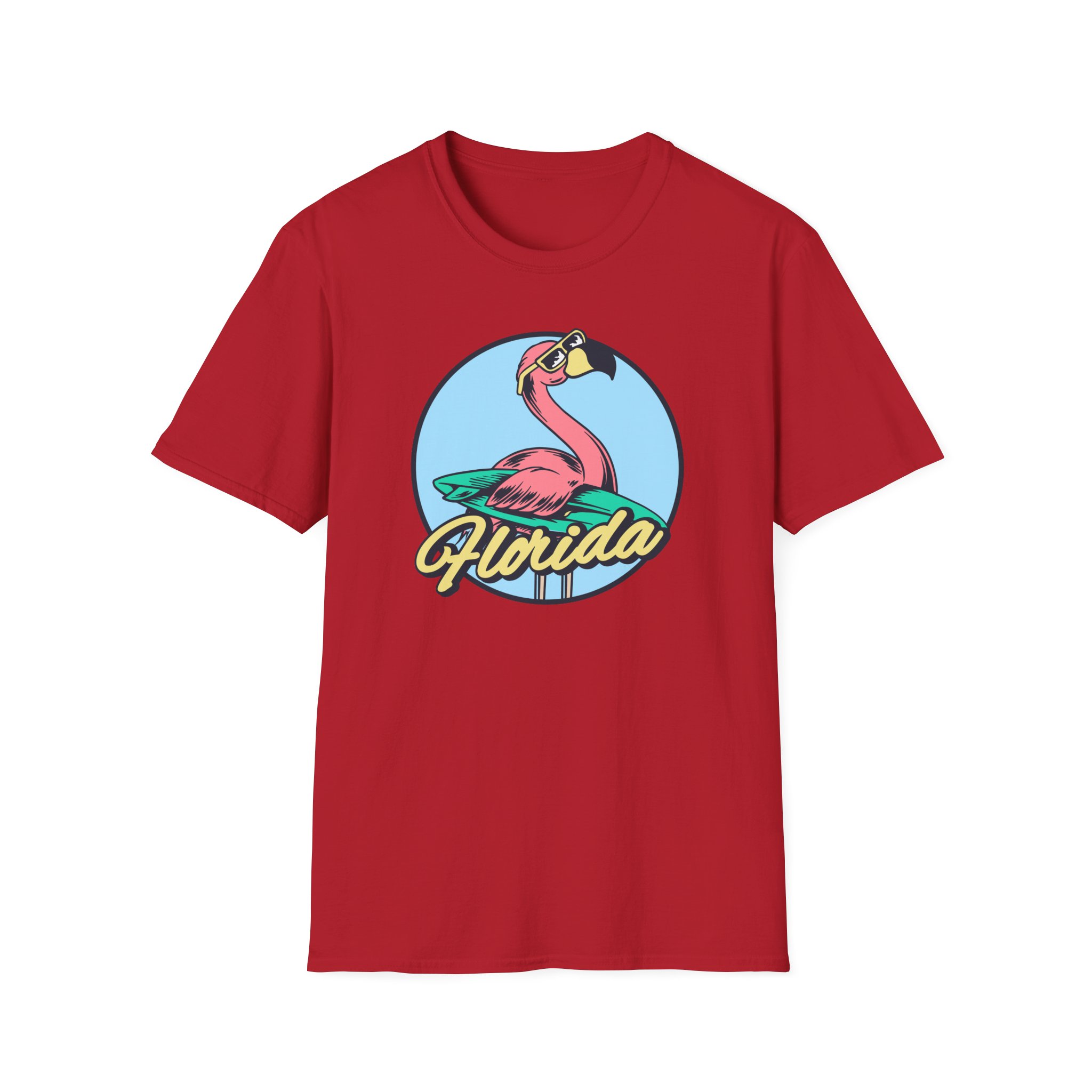 Flamingo Casual Cotton Tee - Image 49