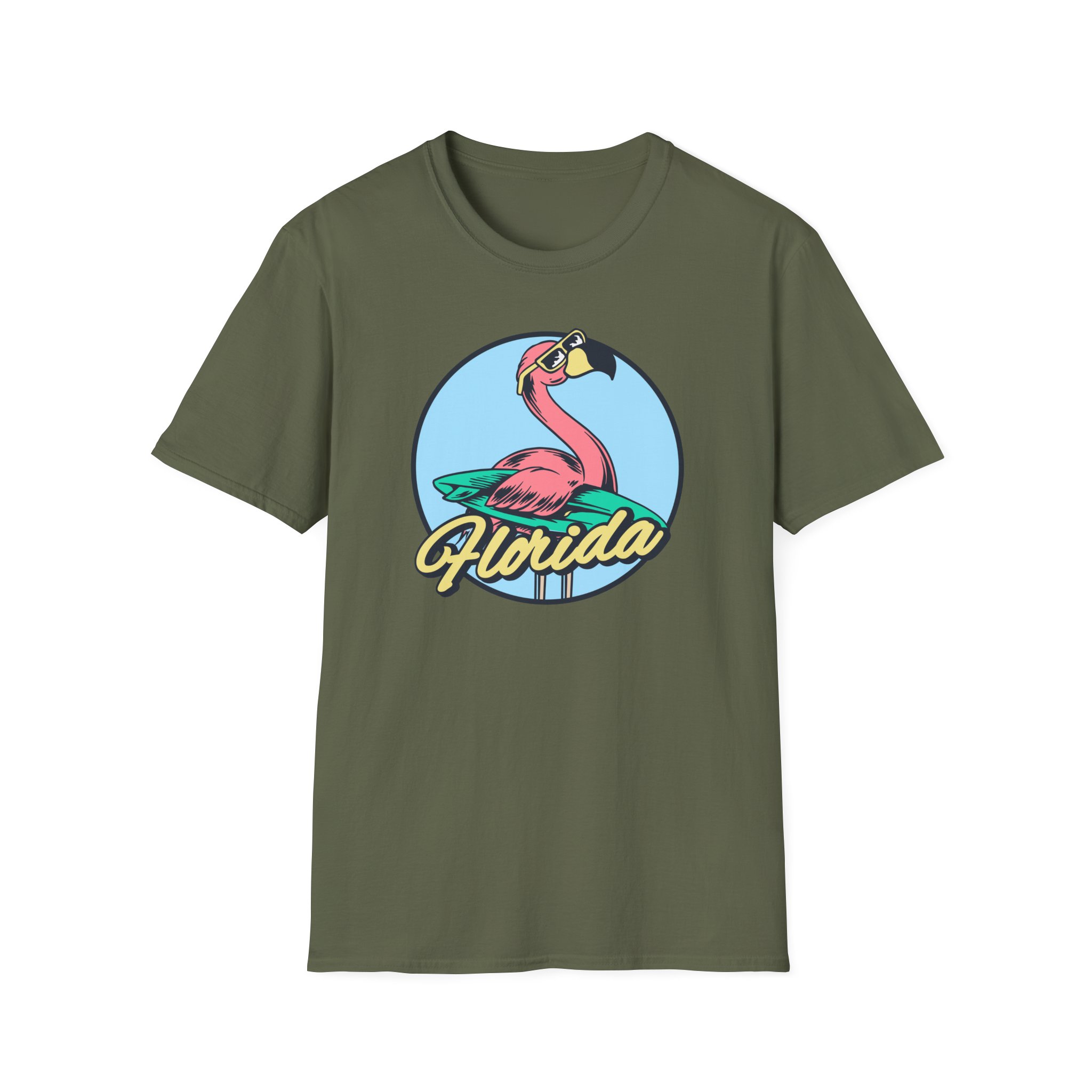 Flamingo Casual Cotton Tee - Image 25